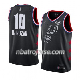 Män San Antonio Spurs Tröja DeMar DeRozan 10 2019 All-Star Jordan Brand Svart Swingman